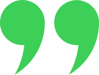 Customer testimonial quotes indicator